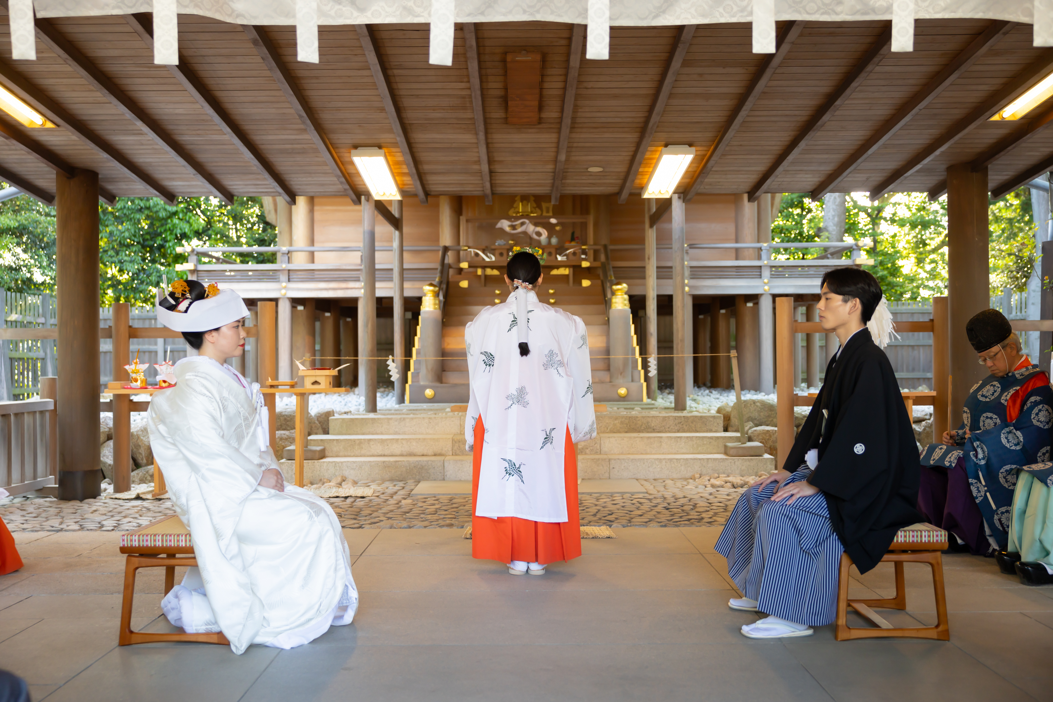 小さな結婚式横浜店～トレンドの和装婚！伊勢山皇大神宮での神前式～